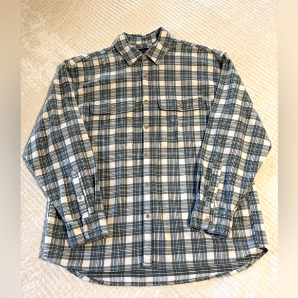 Men’s Abercrombie Oversized Flannel Shirt Size Medium - Picture 1 of 7